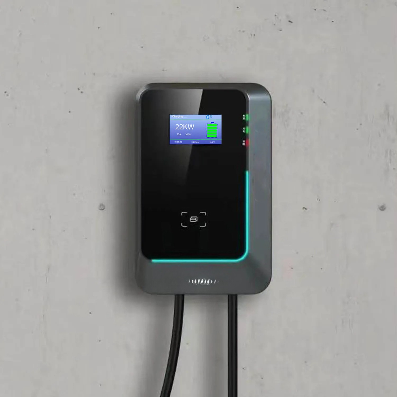 2025 Lançamento Quente: Estaçã - 22Kw Wallbox Type 2 Ocpp Rfid avaliação e preço