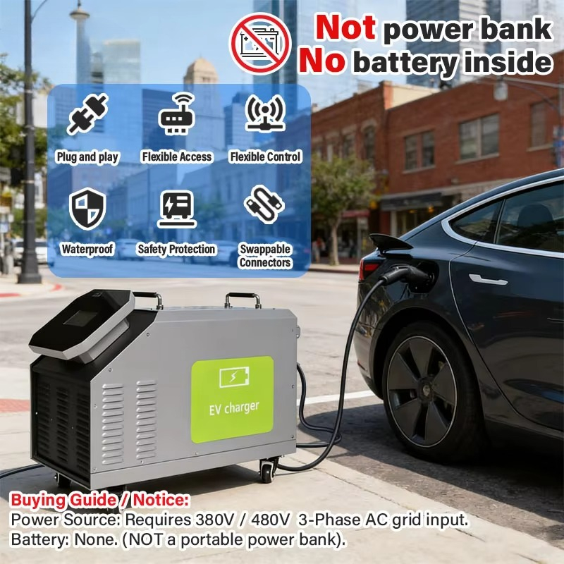 Estação de Carregamento Portát - Portable Dc Fast Charger 20Kw Ccs2 avaliação e preço