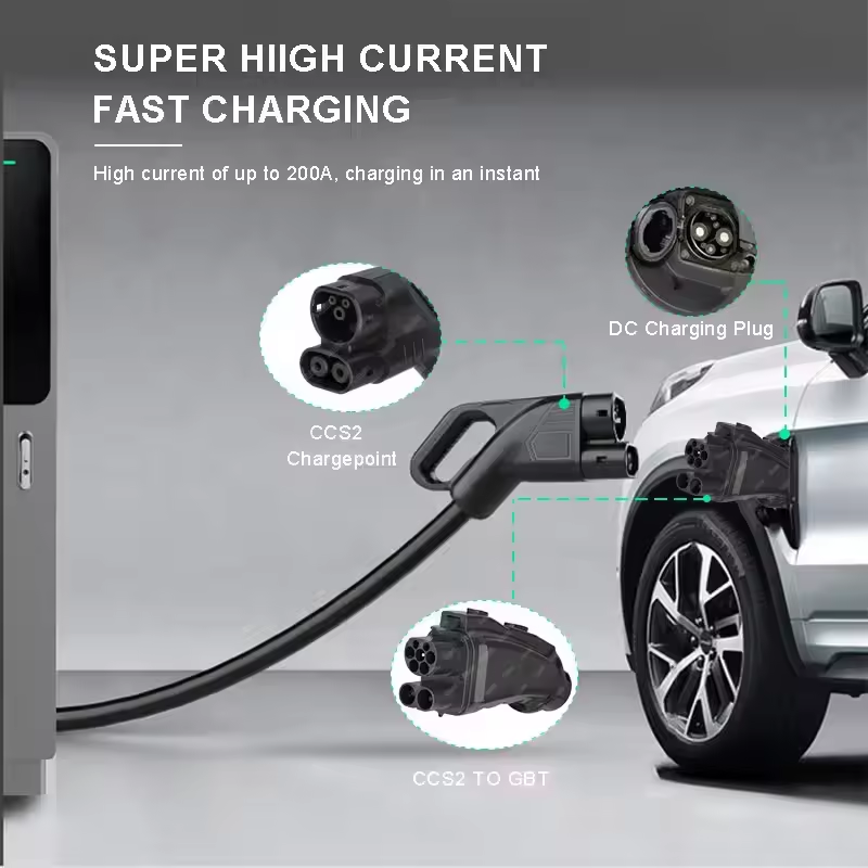 Adaptador DC CCS2 para GB/T Co - Gb/T To Ccs2 200A Fast Charging Adapter avaliação e preço