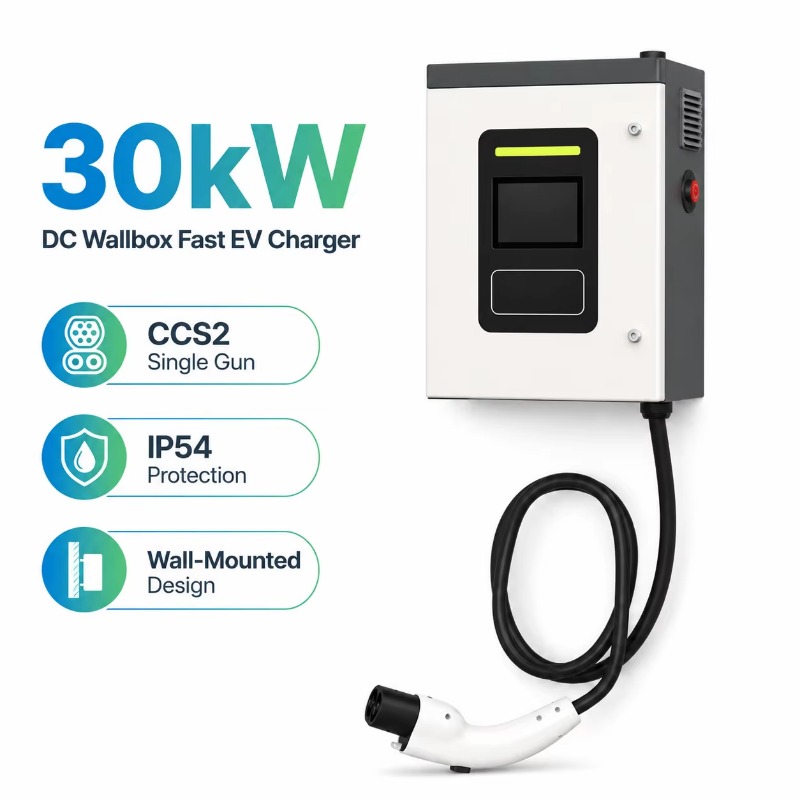 Carregador Rápido DC CCS2 de 3 - Dc Fast Charger 30Kw Wallbox Commercial avaliação e preço