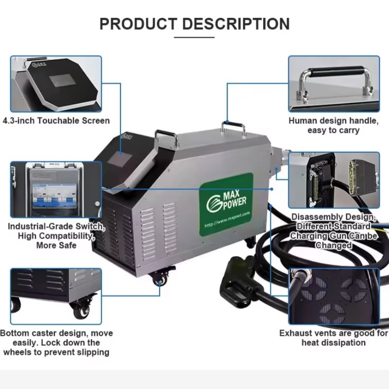 Carregador Móvel DC para Veícu - Portable Dc Fast Charger 20Kw Ccs2 avaliação e preço