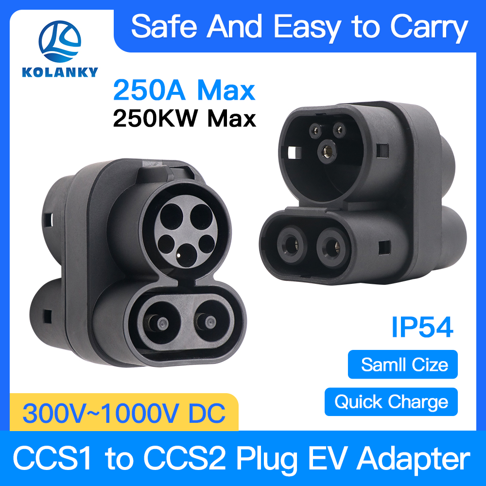 Adaptador de carregador CCS1 p - Ccs2 To Ccs1 Fast Charge Adapter 250Kw avaliação e preço